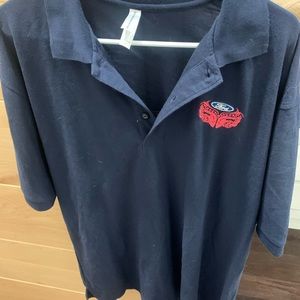 Men’s navy ford polo